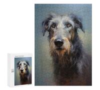 Adults Puzzles 300 PCS Jigsaws Irish Wolfhound Jigsaw Puzzle Fun Games But Fun And Humorous Unique Gifts for Birthday And Christmas 300 PCS