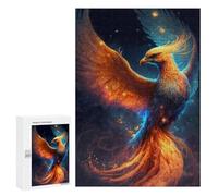 Adults Puzzles 300 PCS Jigsaws Phoenix Rise Celestial Artwork Jigsaw for Adults Toy Wall Decor Perfect Decoration Parent-child Interaction 300 PCS