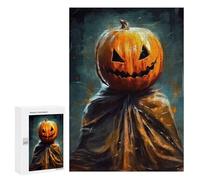 Adults Puzzles 300 PCS Jigsaws Pumpkin Dummy Evil Puzzle for Adults Toy Wall Decor Stress Reliever Difficult And Challenge 300 PCS