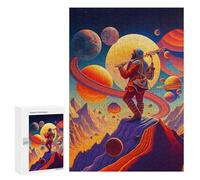 Adults Puzzles 300 PCS Jigsaws Space Musician -3 Jigsaw for Adults Toy Wall Decor Perfect Decoration Parent-child Interaction 300 PCS