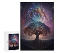 Adults Puzzles 300 PCS Jigsaws Space Of Tree Puzzle for Adults Toy Wall Decor Stress Reliever Difficult And Challenge 300 PCS