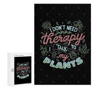 Adults Puzzles 300 PCS Jigsaws Talk To My Plants Jigsaw Puzzle Fun Games But Fun And Humorous Unique Gifts for Birthday And Christmas 300 PCS