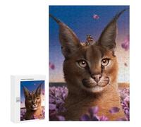 Adults Puzzles 300 PCS Jigsaws The Caracal Puzzle for Adults Brain Teaser Game Analysis And Logic Parent-child Interaction 300 PCS