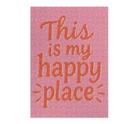 Adults Puzzles 300 PCS Jigsaws This Is My Happy Place Jigsaw Puzzle Relaxing Games Difficult Challenge Parent-child Interaction 300 PCS