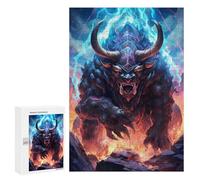 Adults Puzzles 300 PCS Jigsaws Thundering Beast of Myth Jigsaw for Adults Toy Wall Decor Perfect Decoration Parent-child Interaction 300 PCS