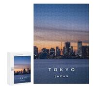 Adults Puzzles 300 PCS Jigsaws Tokyo Skyline Puzzle for Adults Brain Teaser Game Analysis And Logic Parent-child Interaction 300 PCS