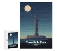 Adults Puzzles 300 PCS Jigsaws Torre De La Plata, Spain Jigsaw Puzzle Brain Teaser Game A Work of Art Birthday And Unique Gifts 300 PCS