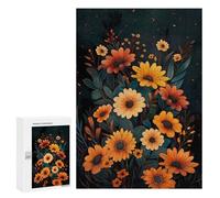 Adults Puzzles 300 PCS Jigsaws Wild Flower Teenagers Puzzles Hands-on Game Hand Speed Race Parent-child Interaction 300 PCS