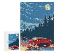 Adults Puzzles 300 PCS Jigsaws Wild Racing Sensation Teenagers Puzzles Hands-on Game Hand Speed Race Parent-child Interaction 300 PCS