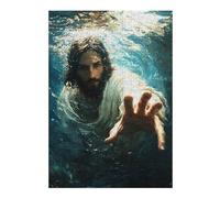 Adults Puzzles 38x26cm/1000pcs Jigsaws Jesus Help You Puzzle for Adults Family Games Staycation Kill Time for Is Ideal As A Gift 38x26cm/1000pcs