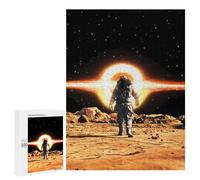 Adults Puzzles 500 PCS Jigsaws Astronaut on The Mars Puzzle for Adults Brain Teaser Game Analysis And Logic Parent-child Interaction 500 PCS