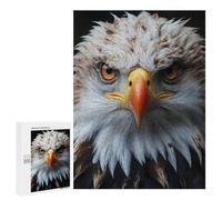 Adults Puzzles 500 PCS Jigsaws Cool Eagle Portrait Jigsaw Puzzle Brain Teaser Game A Work of Art Birthday And Unique Gifts 500 PCS