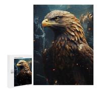 Adults Puzzles 500 PCS Jigsaws Cool Wild Bald Eagle Jigsaw for Adults Anti-Stress Toys But Fun And Humorous Parent-child Interaction 500 PCS
