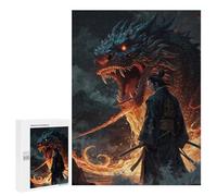 Adults Puzzles 500 PCS Jigsaws Dragons Fury Puzzle for Adults Brain Teaser Game Analysis And Logic Parent-child Interaction 500 PCS