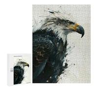 Adults Puzzles 500 PCS Jigsaws Eagle Majesty Puzzle for Adults Brain Teaser Game Analysis And Logic Parent-child Interaction 500 PCS