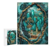 Adults Puzzles 500 PCS Jigsaws Enchanted Crystal Cavern Puzzle for Adults Toy Wall Decor Stress Reliever Difficult And Challenge 500 PCS