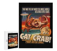 Adults Puzzles 500 PCS Jigsaws Giant Cat Crab Puzzle for Adults Brain Teaser Game Analysis And Logic Parent-child Interaction 500 PCS