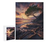 Adults Puzzles 500 PCS Jigsaws Glowing Roots at Sundown Jigsaw Puzzle Brain Teaser Game A Work of Art Birthday And Unique Gifts 500 PCS