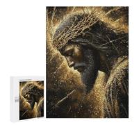 Adults Puzzles 500 PCS Jigsaws Golden Religious Iconography-1 Jigsaw Puzzles for Teenagers Precision Cutting Parent-child Interaction Beautiful Design Game 500 PCS