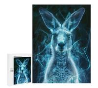 Adults Puzzles 500 PCS Jigsaws Luminous Kangaroo Puzzle for Adults Brain Teaser Game Analysis And Logic Parent-child Interaction 500 PCS