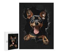 Adults Puzzles 500 PCS Jigsaws Manchester Terrier Jigsaw Puzzle Brain Teaser Game A Work of Art Birthday And Unique Gifts 500 PCS