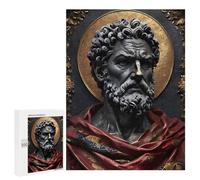 Adults Puzzles 500 PCS Jigsaws Marcus Aurelius Art Jigsaw Puzzle Fun Games But Fun And Humorous Unique Gifts for Birthday And Christmas 500 PCS