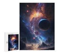 Adults Puzzles 500 PCS Jigsaws Mysterious Universe Jigsaw for Adults Anti-Stress Toys But Fun And Humorous Parent-child Interaction 500 PCS