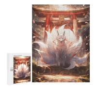 Adults Puzzles 500 PCS Jigsaws Mystic Kitsune Gateway Puzzle for Adults Toy Wall Decor Stress Reliever Difficult And Challenge 500 PCS