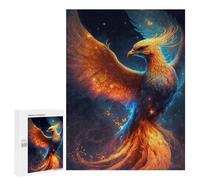 Adults Puzzles 500 PCS Jigsaws Phoenix Rise Celestial Artwork -1 Jigsaw for Adults Toy Wall Decor Perfect Decoration Parent-child Interaction 500 PCS