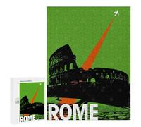Adults Puzzles 500 PCS Jigsaws Rome Travel Puzzle for Adults Toy Wall Decor Stress Reliever Difficult And Challenge 500 PCS