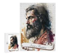 Adults Puzzles 500 PCS Jigsaws Saint Matthew The Apostle Jigsaw for Adults Anti-Stress Toys But Fun And Humorous Parent-child Interaction 500 PCS