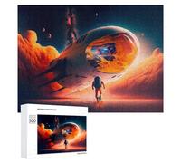 Adults Puzzles 500 PCS Jigsaws Space Exploration Adventure -1 Jigsaw Puzzle Brain Teaser Game A Work of Art Birthday And Unique Gifts 500 PCS