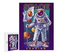 Adults Puzzles 500 PCS Jigsaws Space Exploration Poster Jigsaw for Adults Toy Wall Decor Perfect Decoration Parent-child Interaction 500 PCS