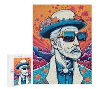 Adults Puzzles 500 PCS Jigsaws Stylish Man Jigsaw for Adults Anti-Stress Toys But Fun And Humorous Parent-child Interaction 500 PCS