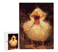 Adults Puzzles 500 PCS Jigsaws Surprised Duckling Painting Puzzle for Adults Brain Teaser Game Analysis And Logic Parent-child Interaction 500 PCS