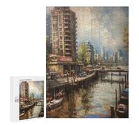Adults Puzzles 500 PCS Jigsaws Vancouver Charm Canada Jigsaw for Adults Anti-Stress Toys But Fun And Humorous Parent-child Interaction 500 PCS