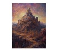 Adults Puzzles 52x38cm/1000pcs Jigsaws Distant Fantasy Castle Teenagers Puzzles Hands-on Game Perfect Decoration Birthday And Unique Gifts 52x38cm/1000pcs