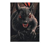 Adults Puzzles 52x38cm/1000pcs Jigsaws Vampire Gothic Squirrel Jigsaw for Adults DIY Toys Home Decoration Unique Gifts for Birthday And Christmas 52x38cm/1000pcs