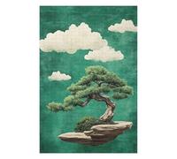 Adults Puzzles 75x50cm/1000pcs Jigsaws Bonsai Tree with Clouds Puzzle for Adults Family Games Staycation Kill Time for Is Ideal As A Gift 75x50cm/1000pcs
