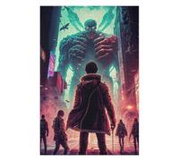 Adults Puzzles 75x50cm/1000pcs Jigsaws Giant Monster Cityscape Teenagers Puzzles Hands-on Game Perfect Decoration Birthday And Unique Gifts 75x50cm/1000pcs