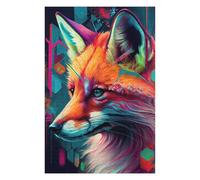 Adults Puzzles 75x50cm/1000pcs Jigsaws The Clever Fox Puzzle for Adults Family Games Staycation Kill Time for Is Ideal As A Gift 75x50cm/1000pcs