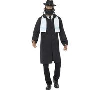 Adults Rabbi Costume Mens Jewish Priest Religious Fancy Dress Outfit M L
