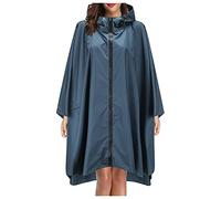 Adults Rain Coat Poncho with Sleeves Drawstring Cape Rainwear Waterproof Adult Disposable Plastic Cover for Amusement Parks