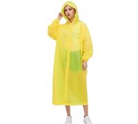 Adults Rain Coat Raincoats with Hood Rainwear and Button Reusable Ponchos for Outdoor Traveling Packable Jacket Emergency Situations