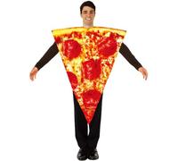 Adults Realistic Pizza Costume Funny Food Costume Fancy Dress for Halloween Dress Up Party and Roleplay Cosplay