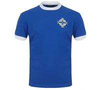 Adults Retro Shirt Northern Ireland Blue M