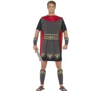 Adults Roman Warrior Costume Mens Centurion Gladiator Fancy Dress Outfit New