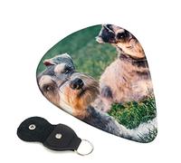 Adults Schnauzer Dogs Printed Guitar pick Guitar Plectrums for Acoustic Guitar Electric Guitar Bass Guitar - Guitar Accessories - 6 Pack 0.46mm