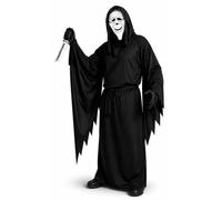 Adults Screaming Stoned Movie Ghost Halloween Fancy Dress Costume