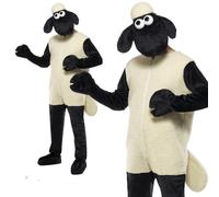 Adults Shaun the Sheep Costume Mens Wallace and Gromit Fancy Dress Easter Outfit